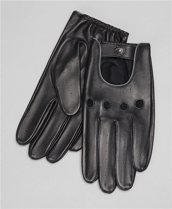 Перчатки кожаные без подкладки в чёрном цвете GL-0152 BLACK- купить в ...