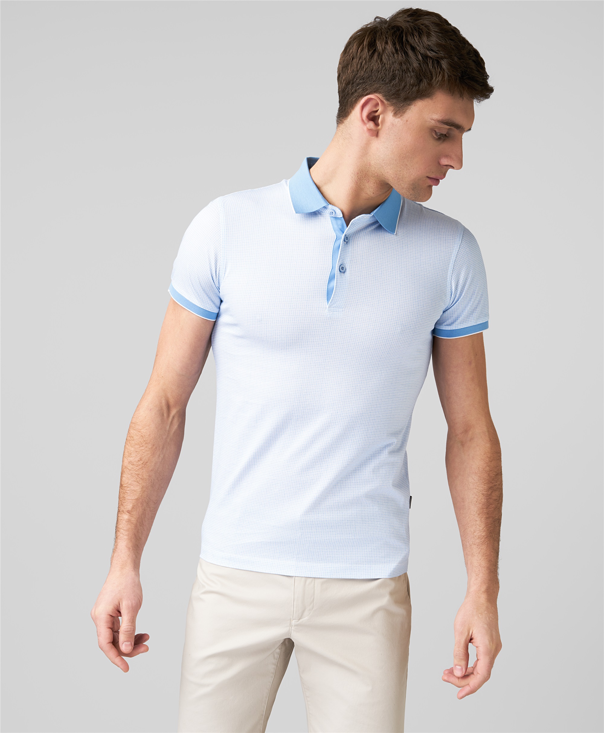 Рубашка поло HENDERSON HPS-0317 LBLUE