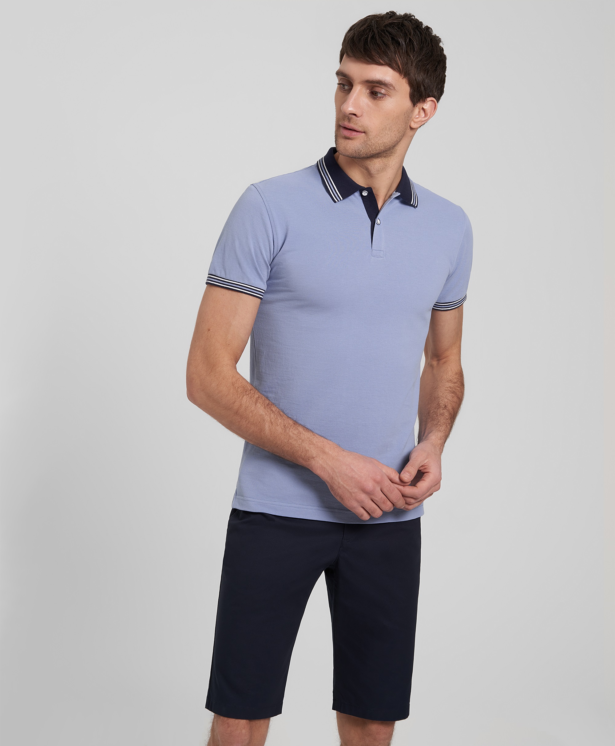 Рубашка поло HENDERSON HPS-0348 BLUE