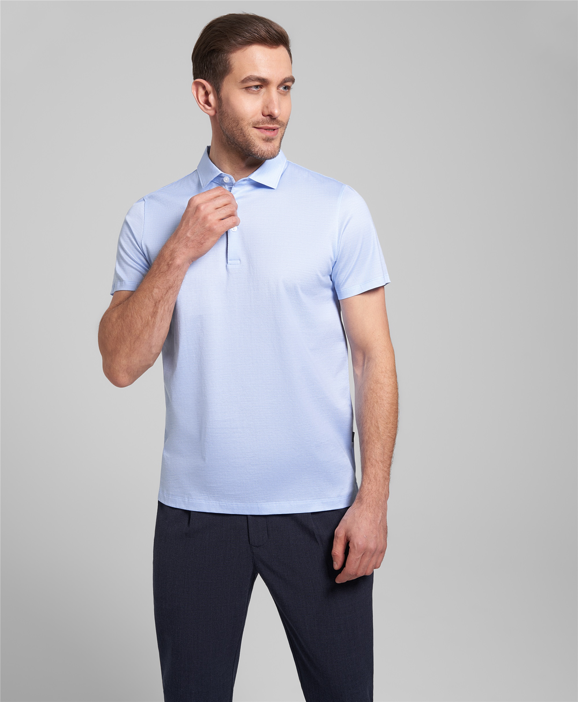 Рубашка поло HENDERSON HPS-0363 BLUE