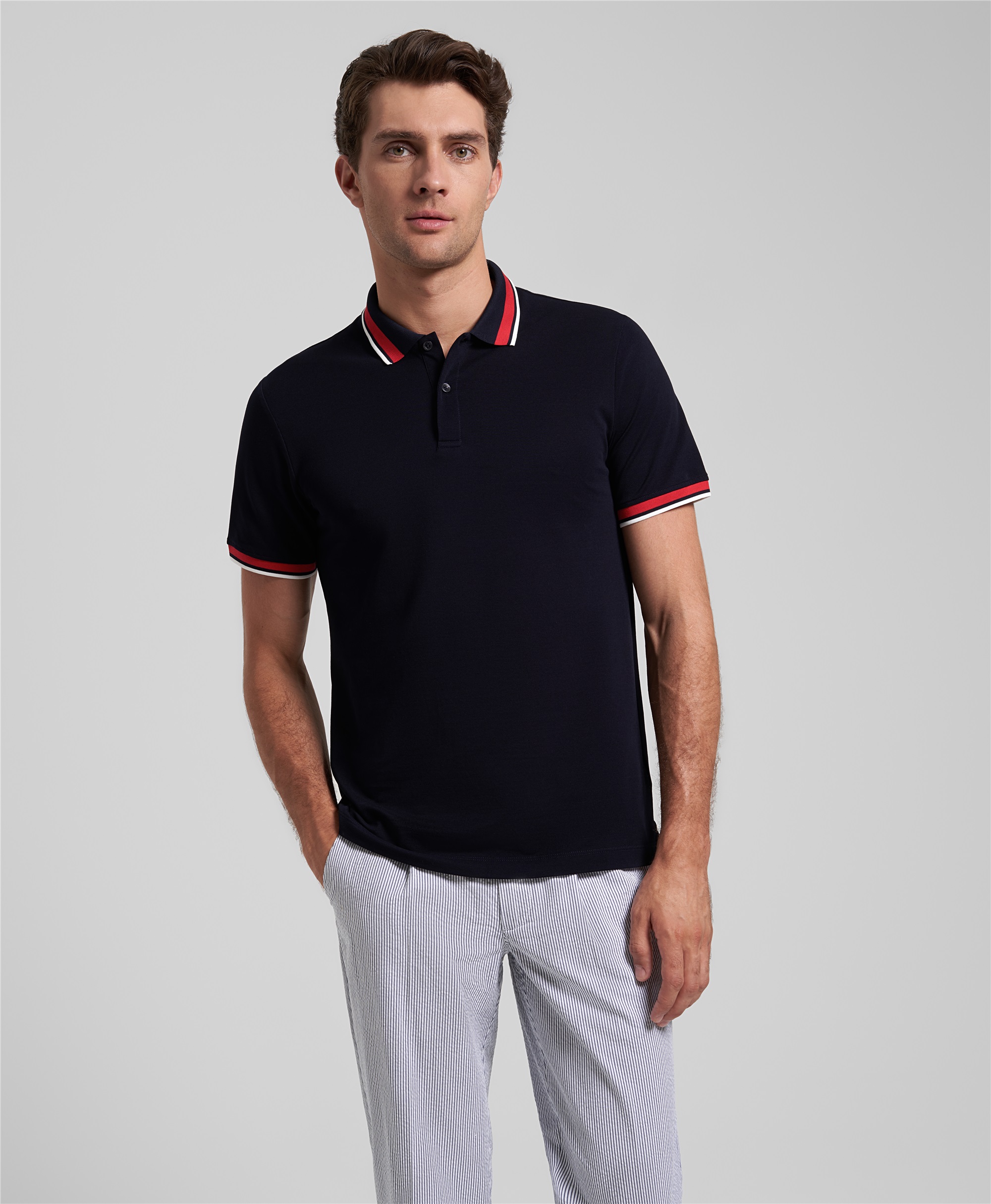 Рубашка поло HENDERSON HPS-0368 DNAVY