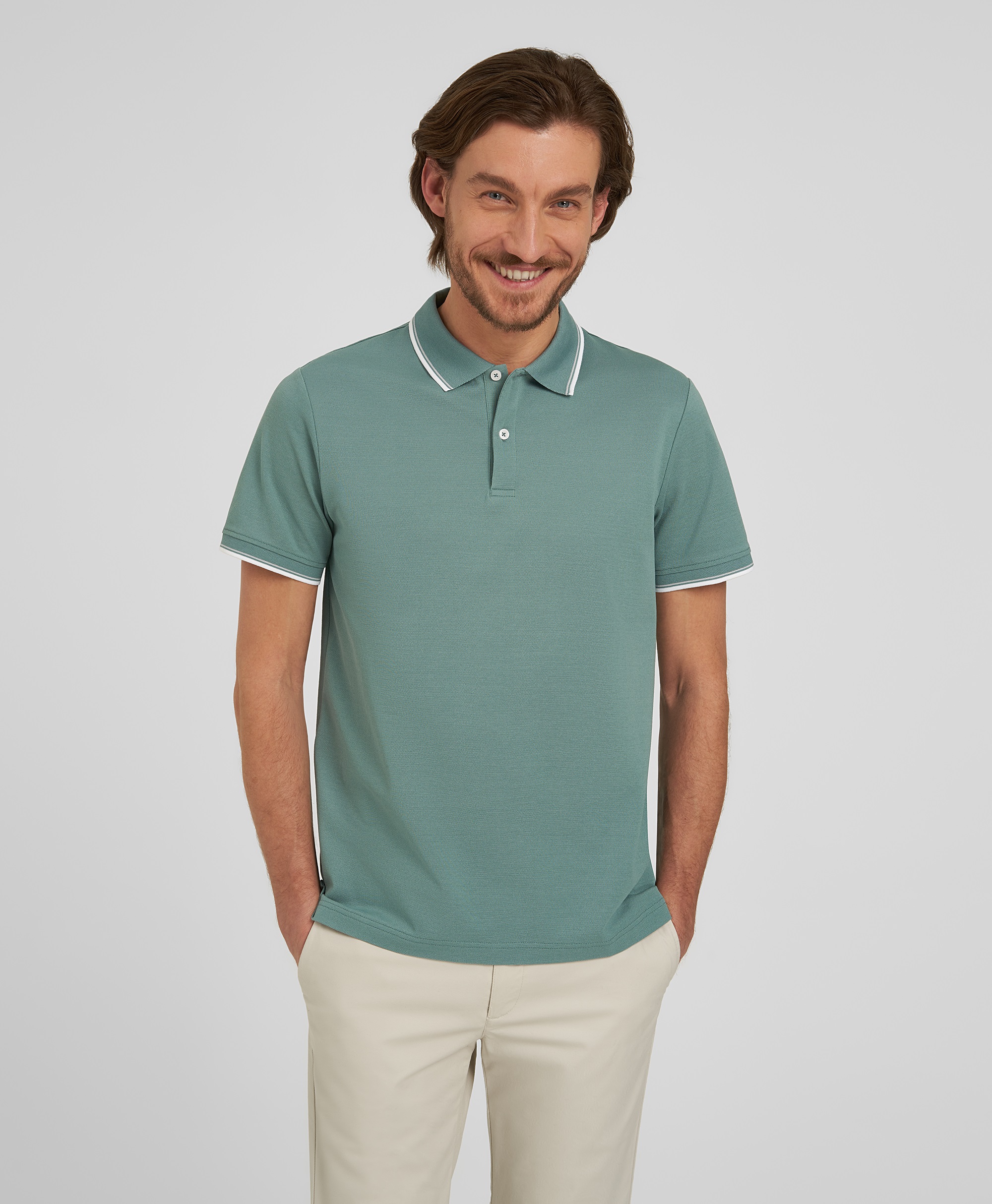 Рубашка поло HENDERSON HPS-0396 GREEN