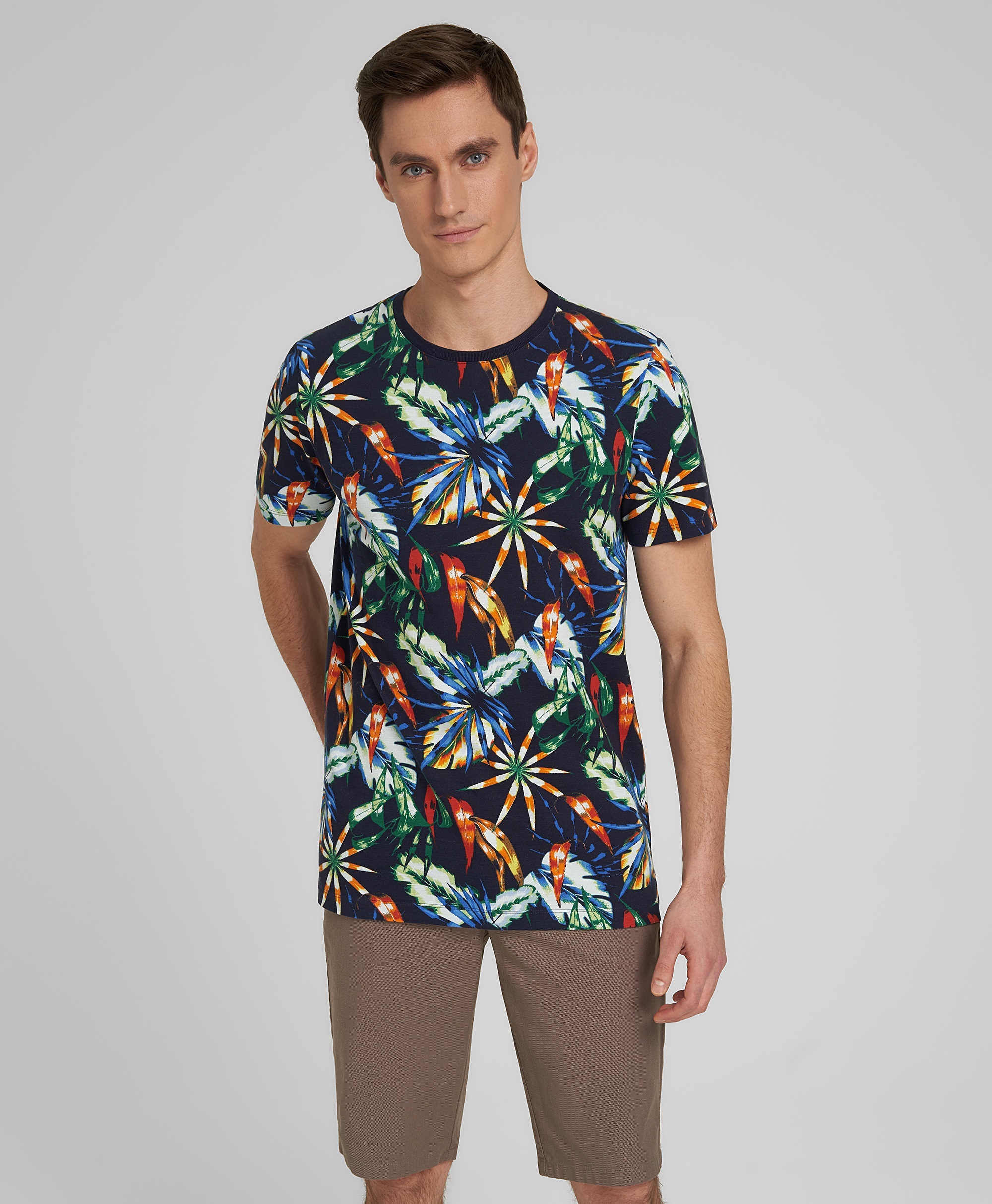 Футболка HENDERSON HTS-0380 DNAVY