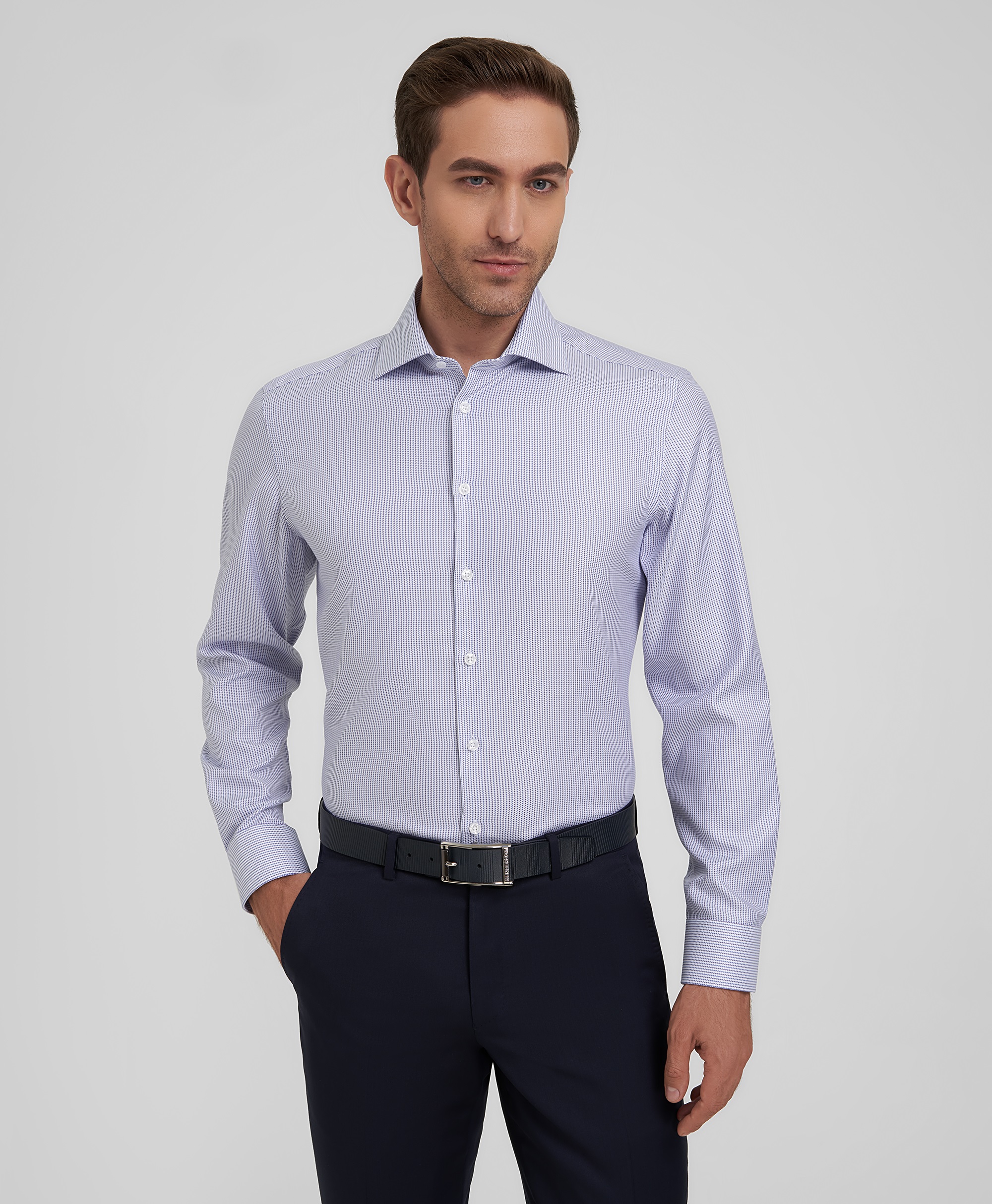 Рубашка HENDERSON SHL-1922-S LILAC