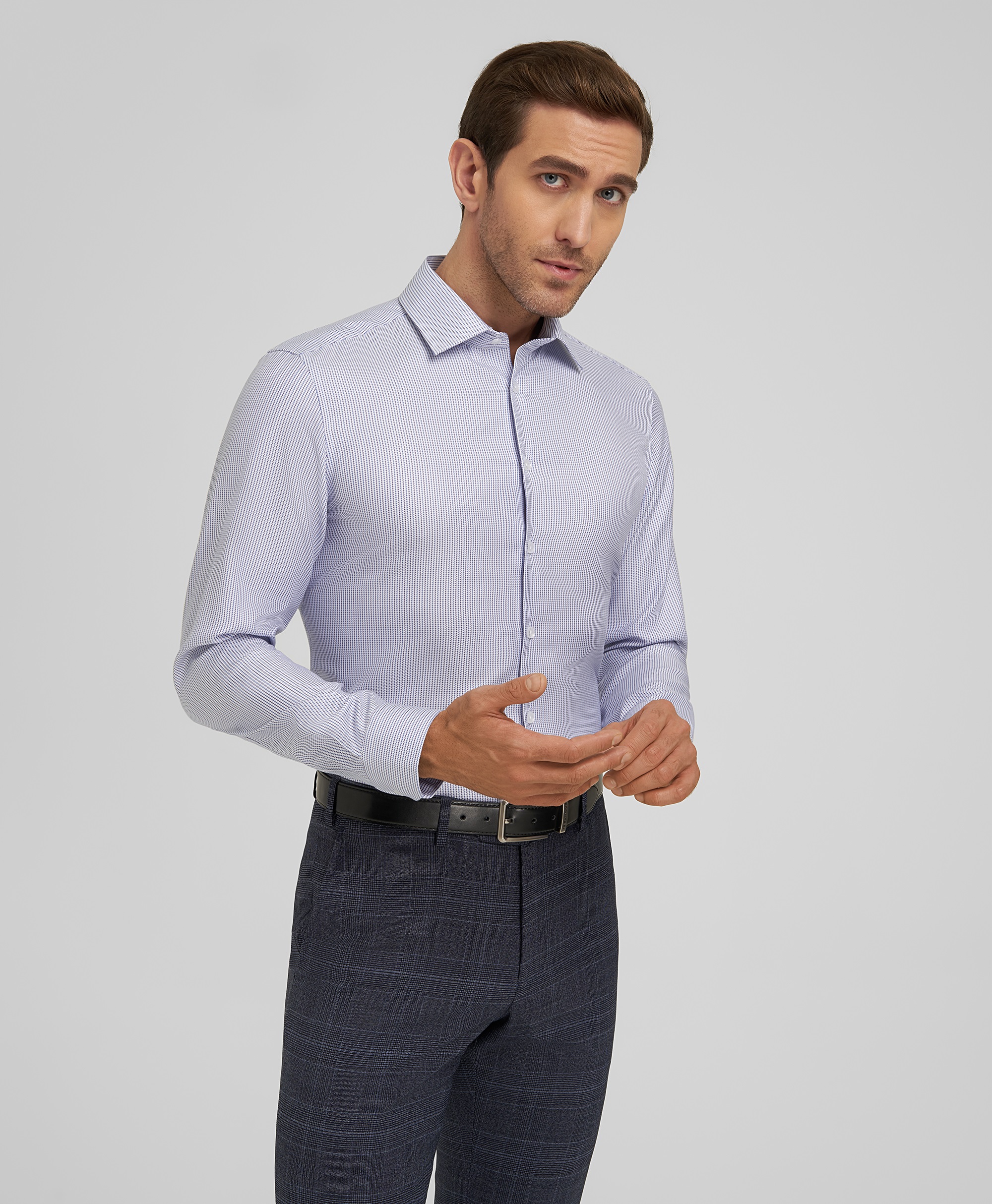 Рубашка HENDERSON дл.р. SHL-1922-X LILAC