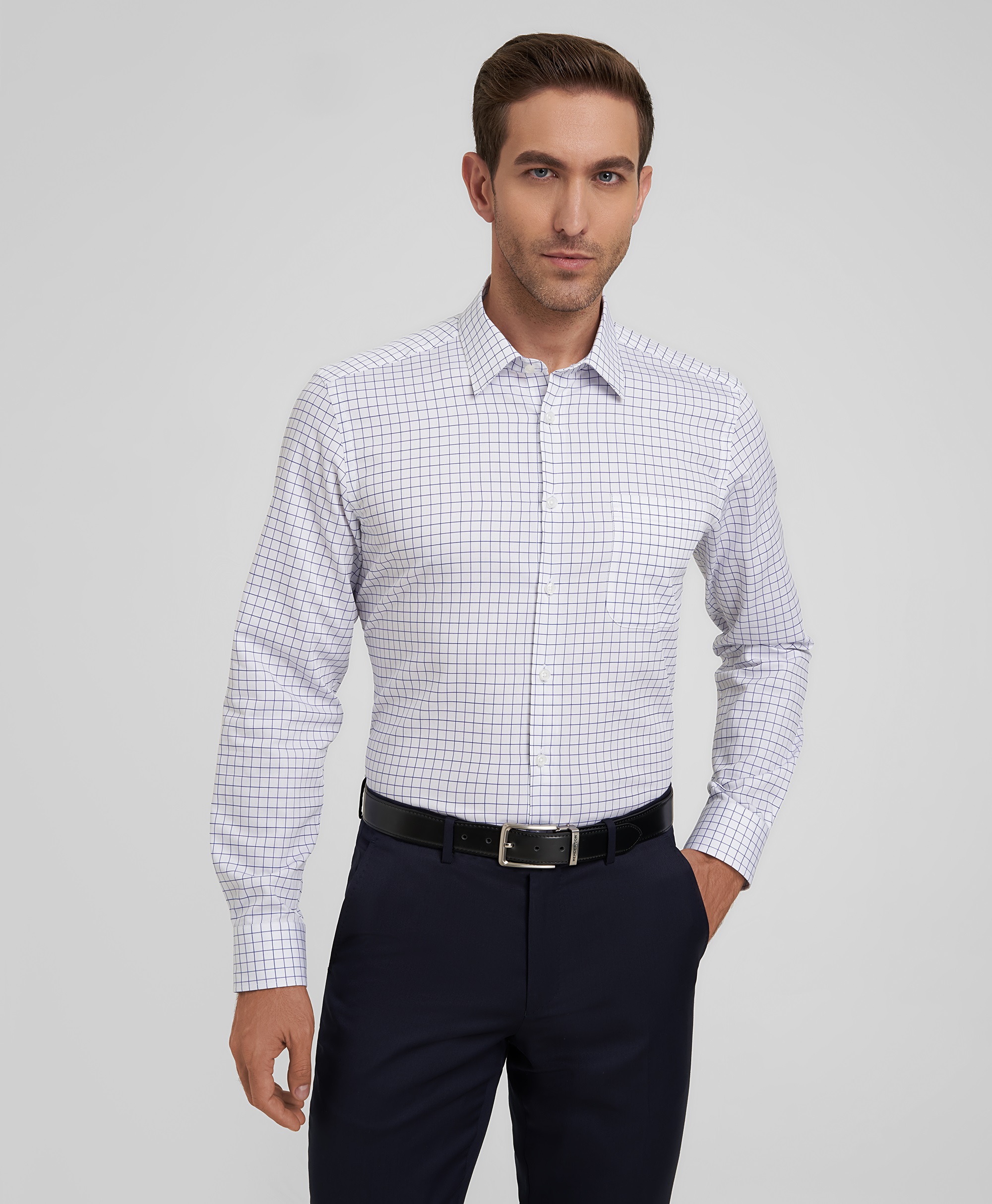 Рубашка HENDERSON дл.р. SHL-1958-S WHITE