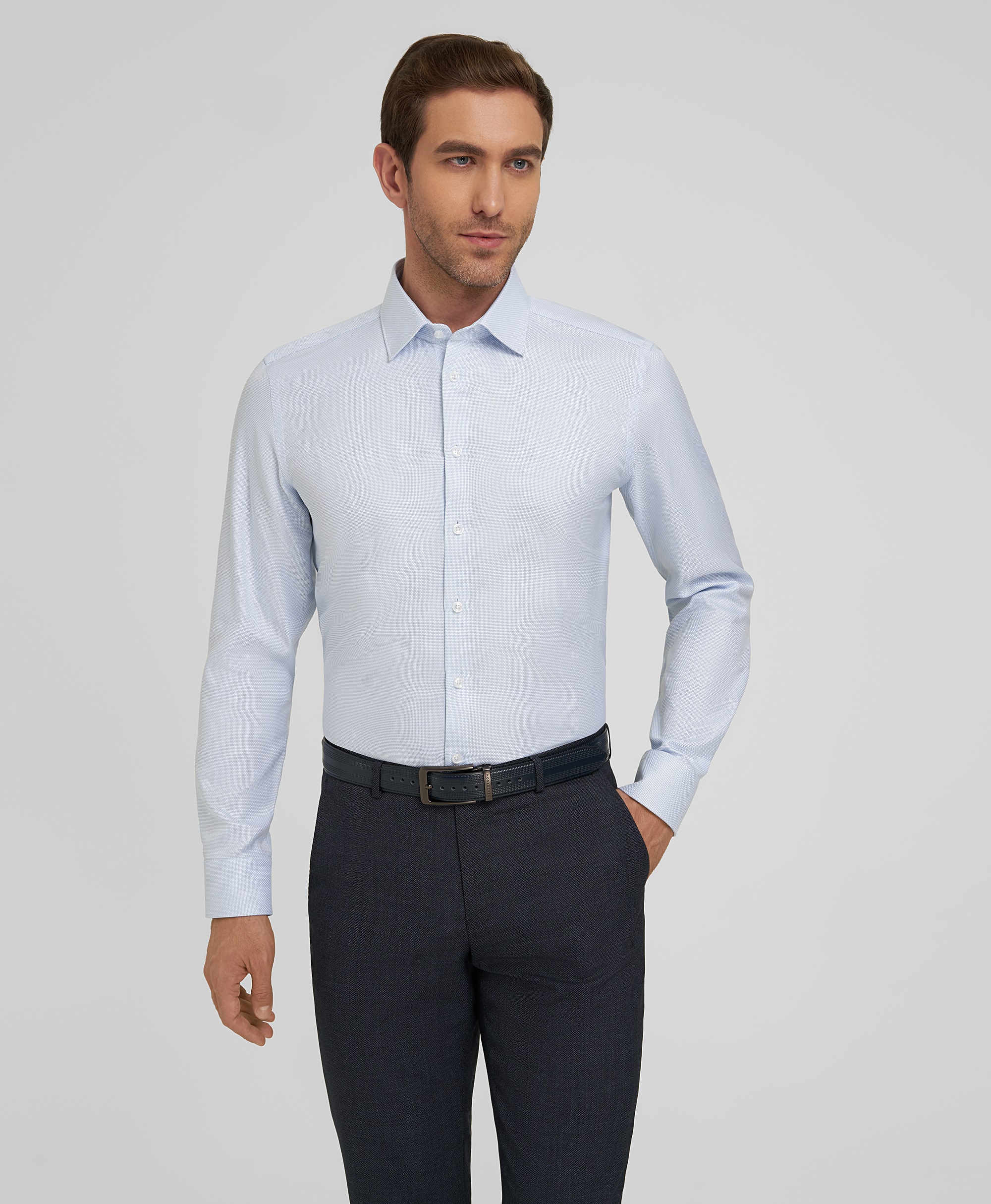 Рубашка HENDERSON дл.р. SHL-1999-S BLUE