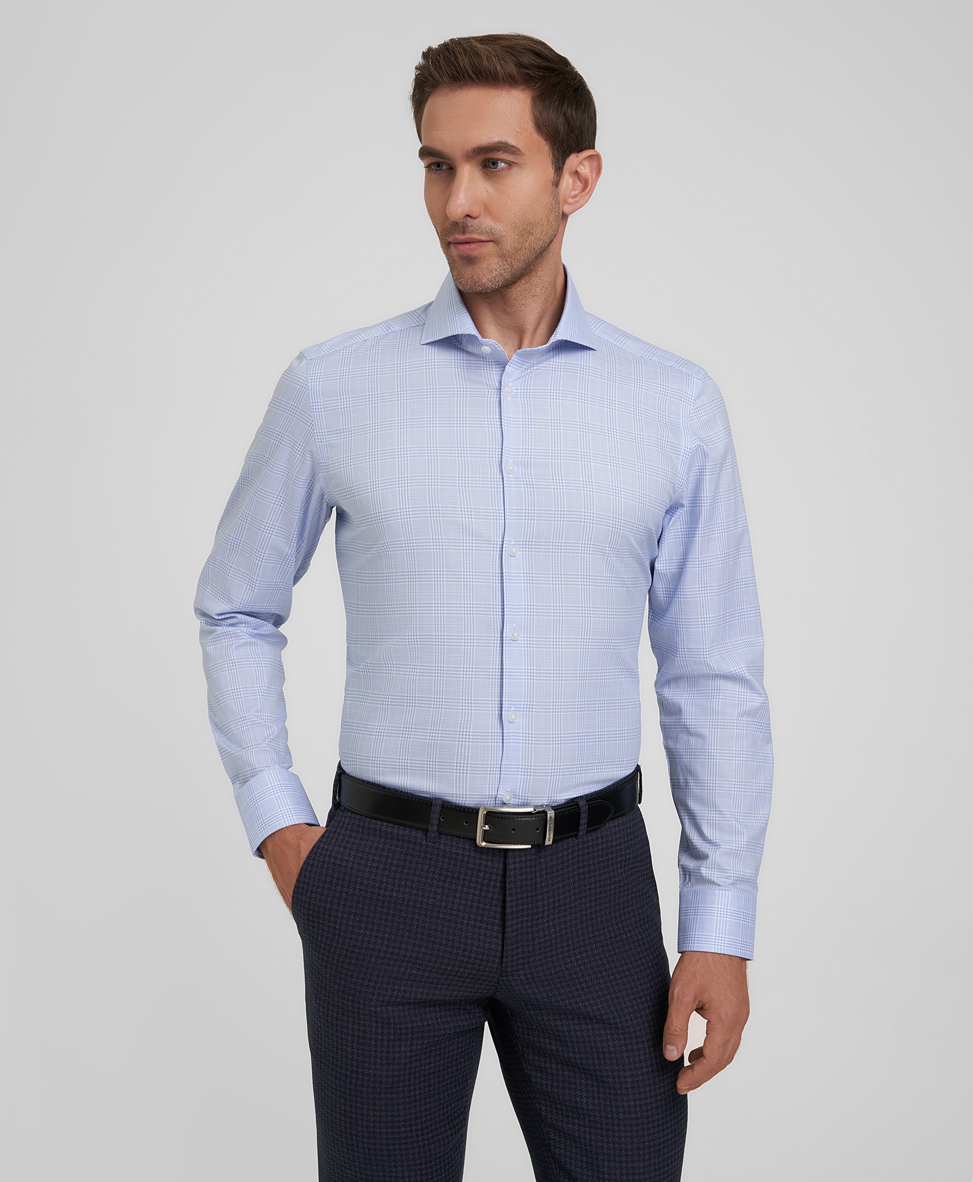 Рубашка HENDERSON дл.р. SHL-2000-S BLUE