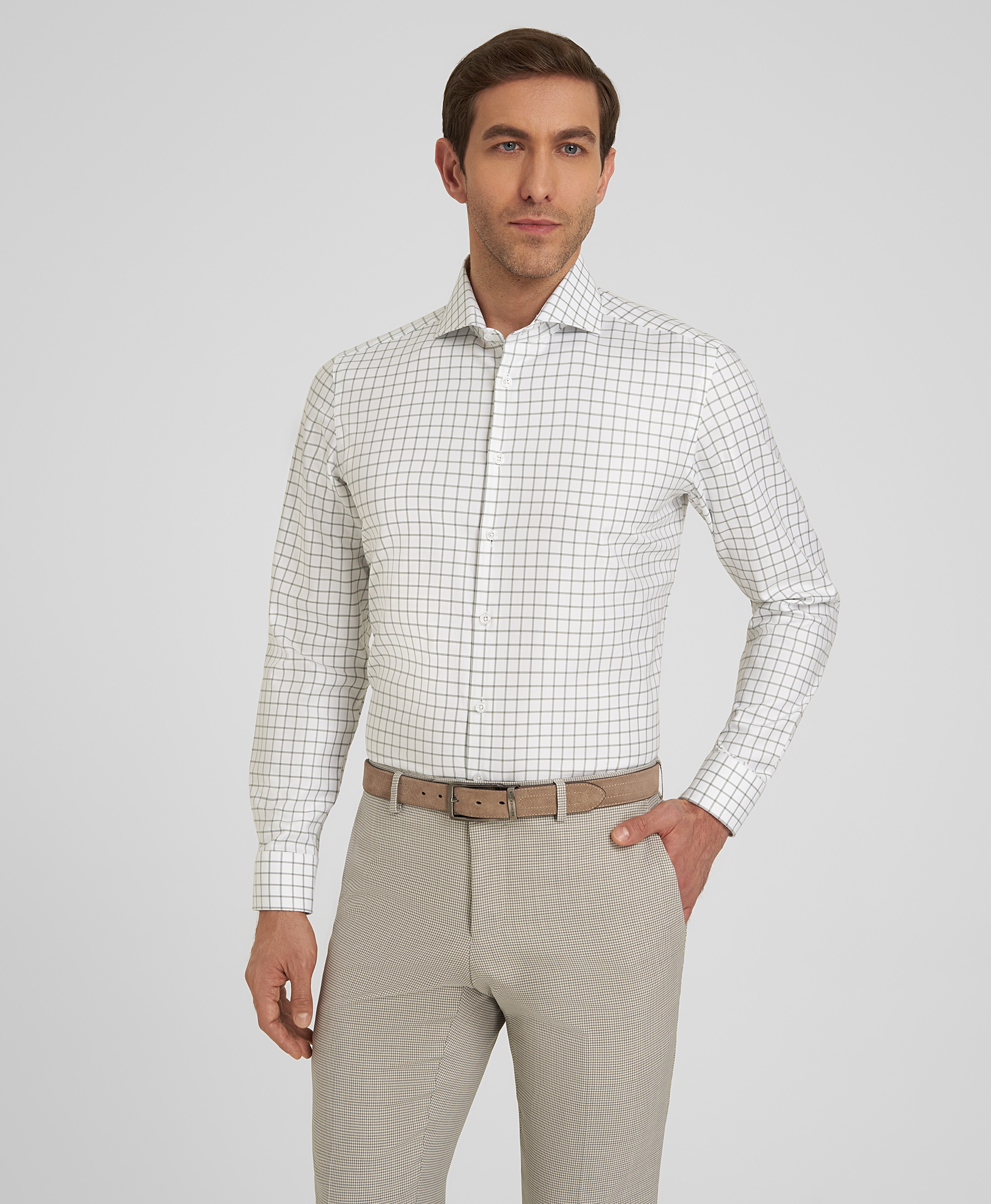 Рубашка HENDERSON дл.р. SHL-2020-S GREEN