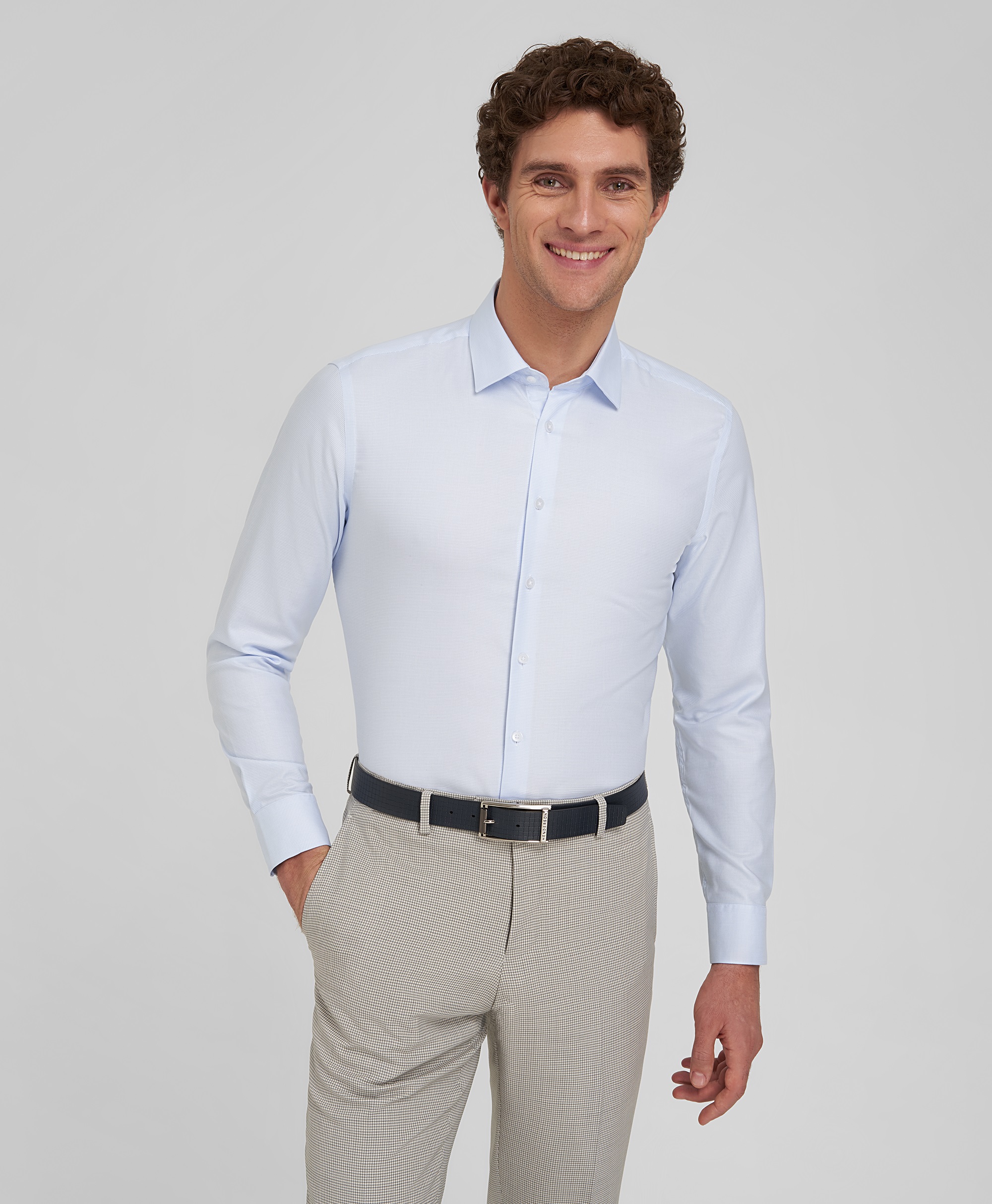 Рубашка HENDERSON дл.р. SHL-2030-S BLUE