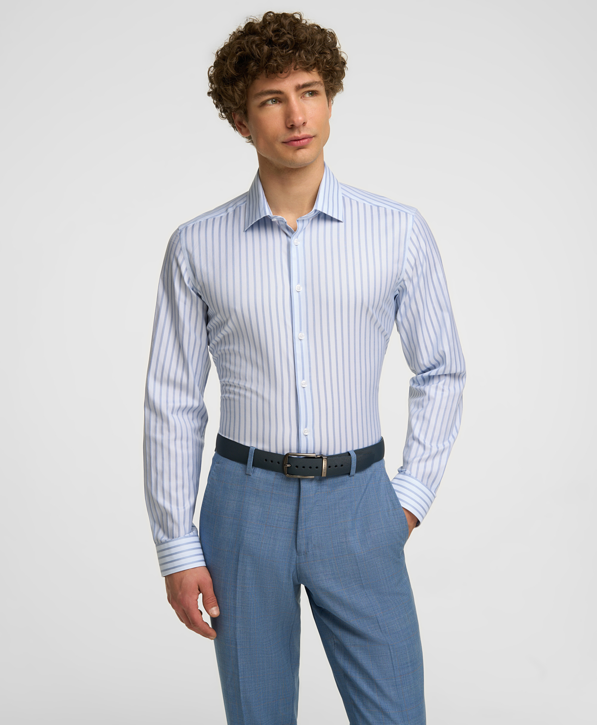 Рубашка HENDERSON дл.р. SHL-2134-X BLUE