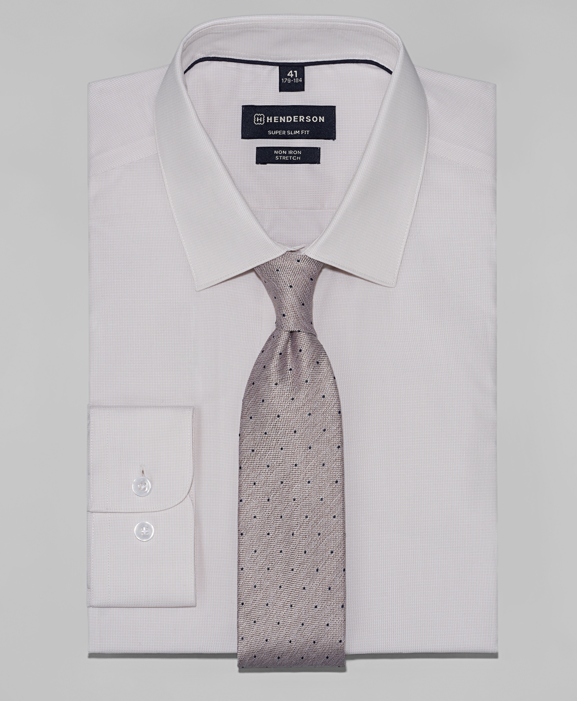 Рубашка HENDERSON дл.р. SHL-2149-X BEIGE